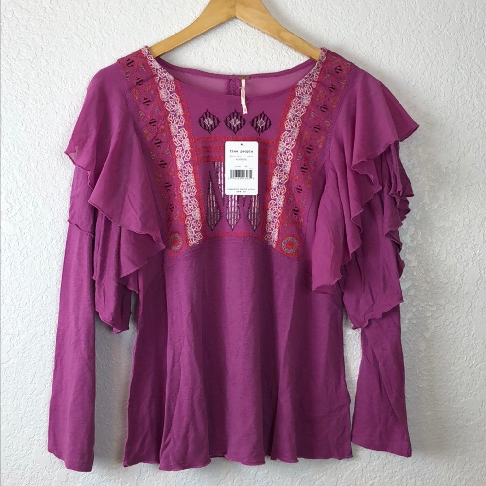 NWT Free People Wisteria Shirt